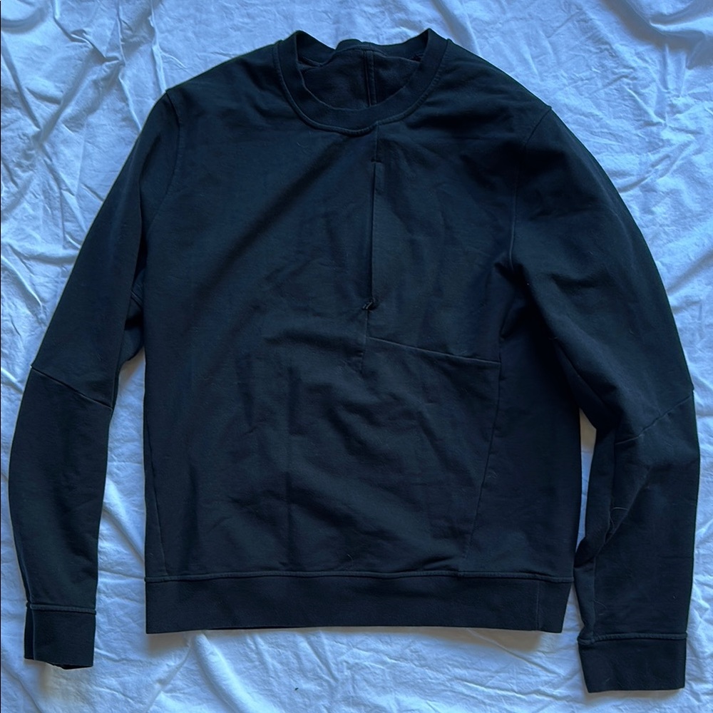 Lululemon Athletica Black Crewneck Sweater